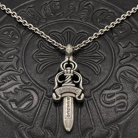 Chrome Heart Great Sword Thick Necklace - Picture 13 of 14